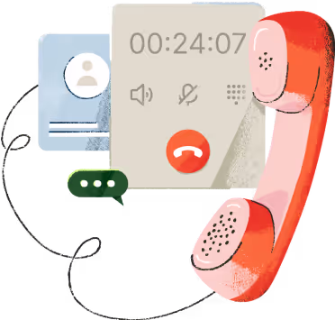 24/7 customer support illustration